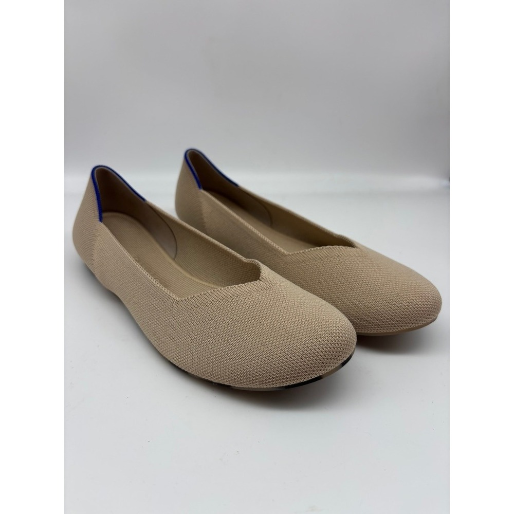Rothy's Beige Knit Flats with round toe